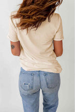 Load image into Gallery viewer, Corn Letter Graphic Cuffed Tee