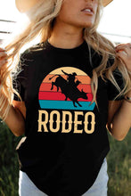 Load image into Gallery viewer, RODEO Graphic Round Neck Short Sleeve Tee