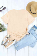 Load image into Gallery viewer, Corn Letter Graphic Cuffed Tee