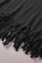 Load image into Gallery viewer, V-Neck Fringe Hem T-Shirt