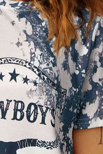 Load image into Gallery viewer, COWBOYS Graphic Tie-Dye Tee
