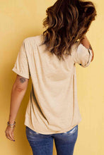 Load image into Gallery viewer, Corn Letter Graphic Cuffed Tee