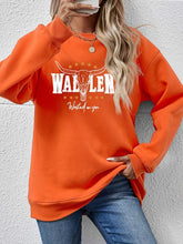 Load image into Gallery viewer, Graphic Round Neck Dropped Shoulder Sweatshirt