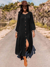 Load image into Gallery viewer, Long Sleeve Round Neck Dress