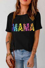 Load image into Gallery viewer, Leopard MAMA Graphic T-Shirt