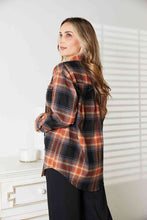 Load image into Gallery viewer, Double Take Plaid Dropped Shoulder Shirt
