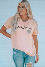 Load image into Gallery viewer, MAMA Heart Graphic Tee Shirt
