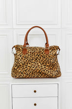 Load image into Gallery viewer, Animal Print Brushed Weekender Bag
