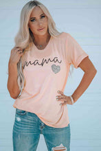 Load image into Gallery viewer, MAMA Heart Graphic Tee Shirt
