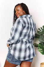 Load image into Gallery viewer, Double Take Plaid Dropped Shoulder Shirt
