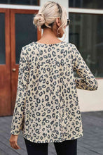 Load image into Gallery viewer, Leopard Crisscross V-Neck T-Shirt
