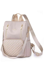 Load image into Gallery viewer, Zipper Pocket Beaded Backpack
