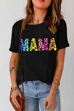 Load image into Gallery viewer, Leopard MAMA Graphic T-Shirt
